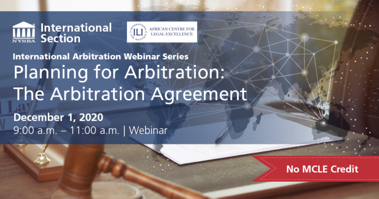 International Arbitration Dec 1
