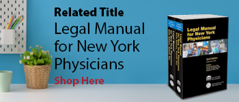 Legal Manual for New York Physicians