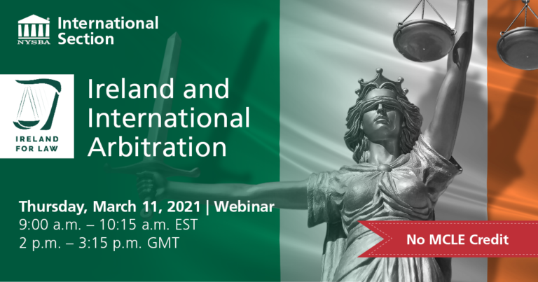 Ireland and International Arbitration (Ireland for Law)