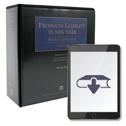 ProductsLiabilityInNY2ndEdEbook250X25034