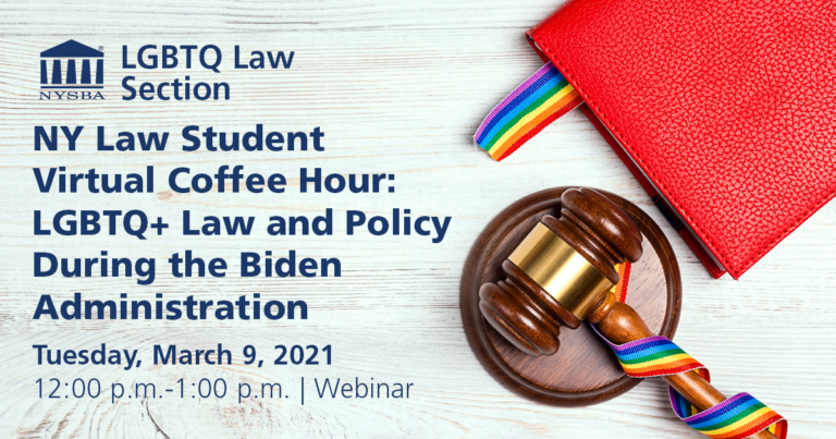 March 9- LGBTQ Law and Policy